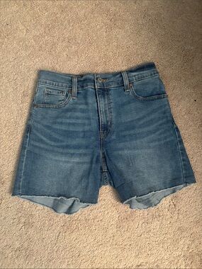 Levi's Medium Blue Denim Cutoff Shorts